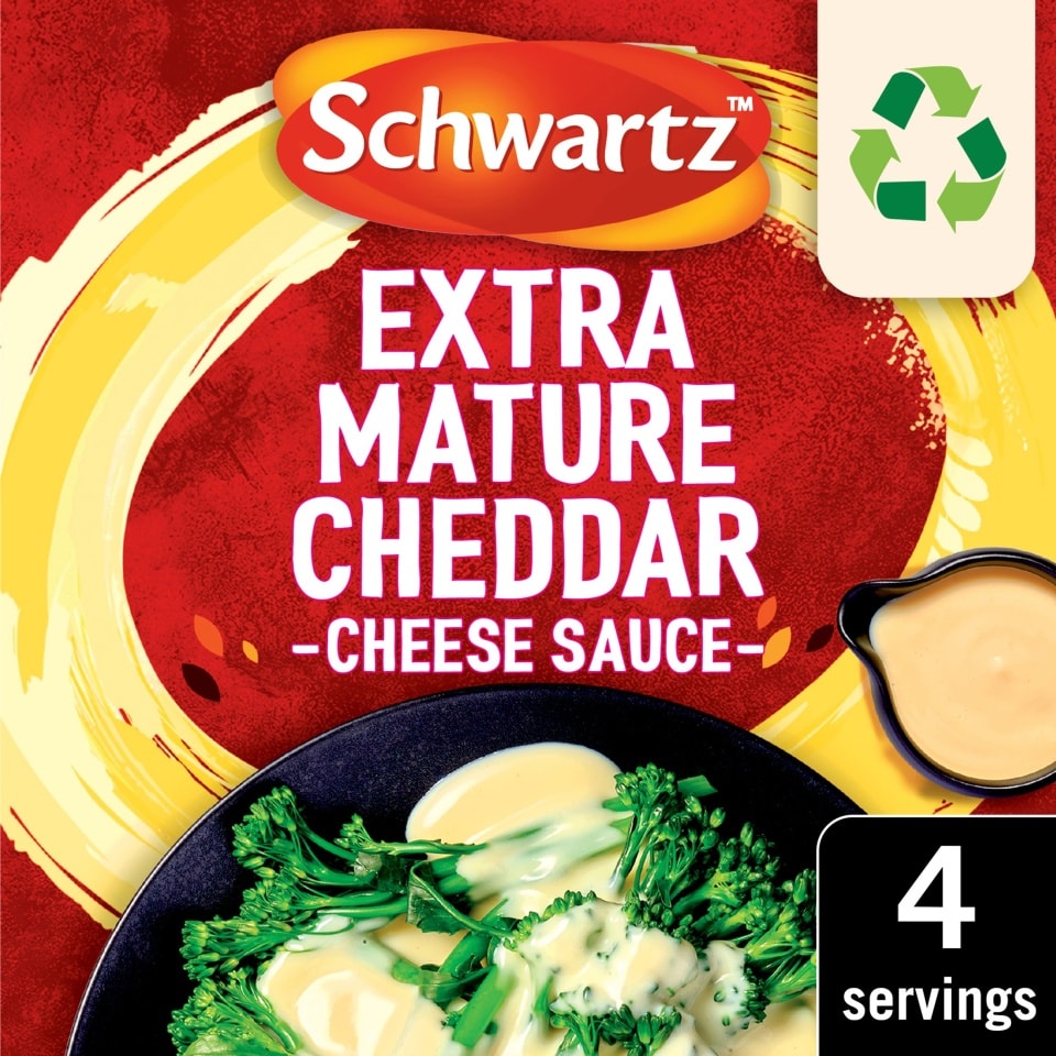 SCHWARTZ  EXTRA MATURE CHEESE MIX SAUCE 30G