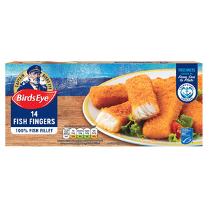 B/EYE GREAT  VALUE  FISH FINGERS 14X350G