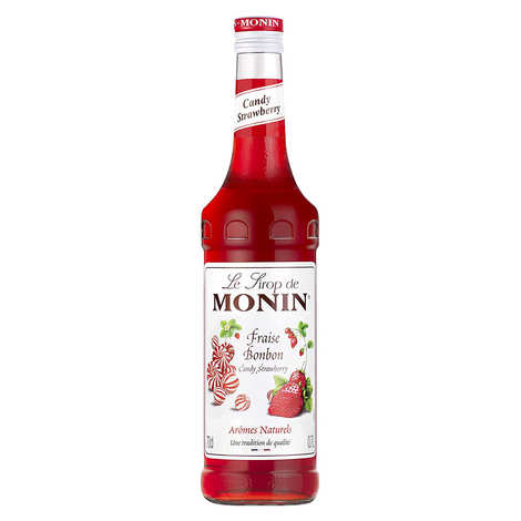 MONIN CANDY STRAWBERRY SYRUP 70CL