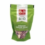 B&S SALTED ROASTED ALMOND BIO 120GR