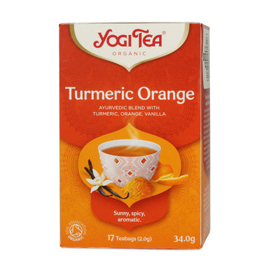 YOGI TURMERIC ORANGE TEA 35G