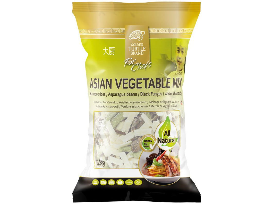 GOLDEN TURTLE ASIAN VEGETABLE MIX 1KG