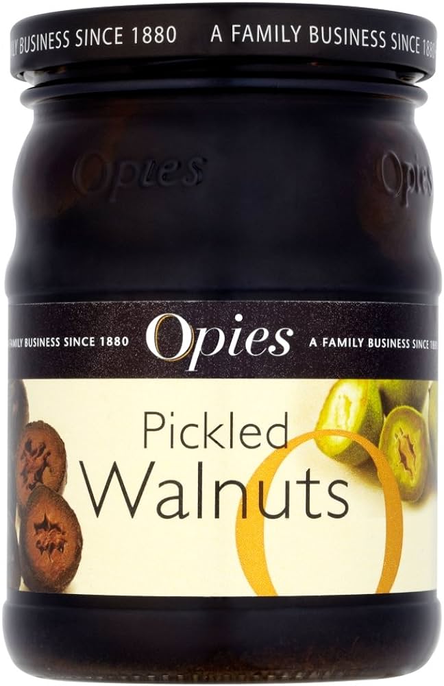 OPIES PCKLD WALNUTS MALT VINEGAR 390G