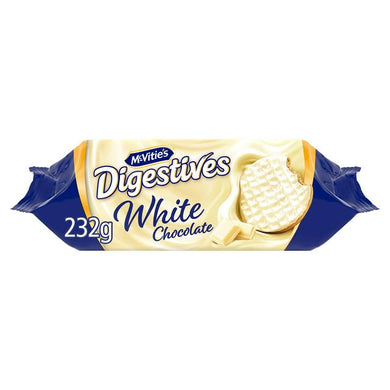 MCVITIES BISCUIT WHITE CHOCOLATE 232GR