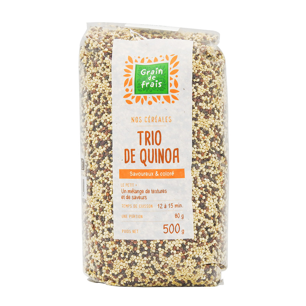 GRAIN DE FRAIS TRIO QUINOA 500GR