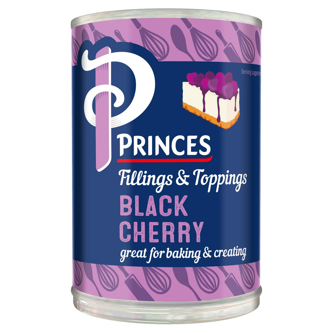 PRINCES BLACK CHERRY FRUIT FILLING 410GR