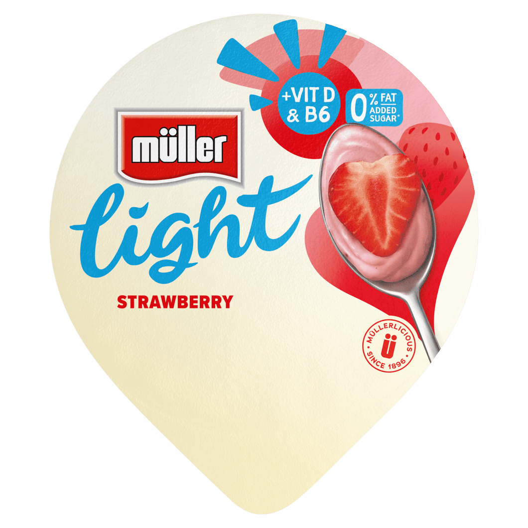 MULLER CORNER  STRAWBERRY  LIGHT  160G