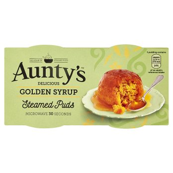 AUNTYS GOLDEN SYRUP PUDDING 2X95G