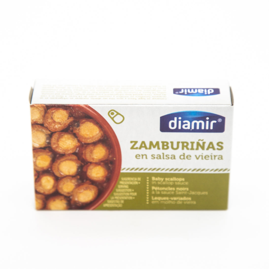 DIAMIR SMALL SCALLOPS IN BRINE 120GR