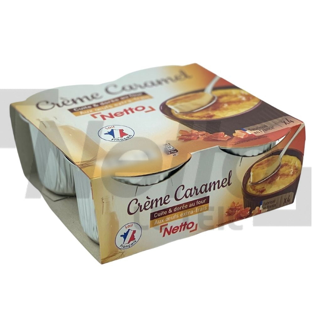 NETTO CREME CARAMEL 4X100G