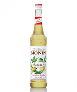 MONIN YELLO BANANA SYRUP 70CL