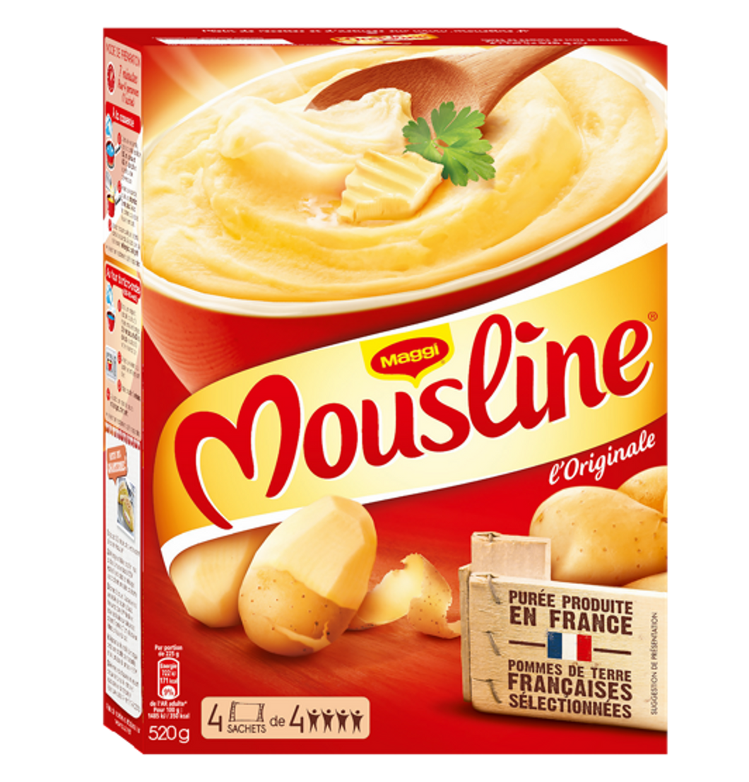 MAGGI MOUSSELINE MASH POTATOES POWDER 520G