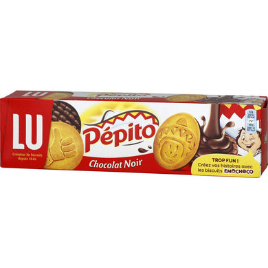LU PEPITO  BLACK CHOCOLATE BISCUITS 192G