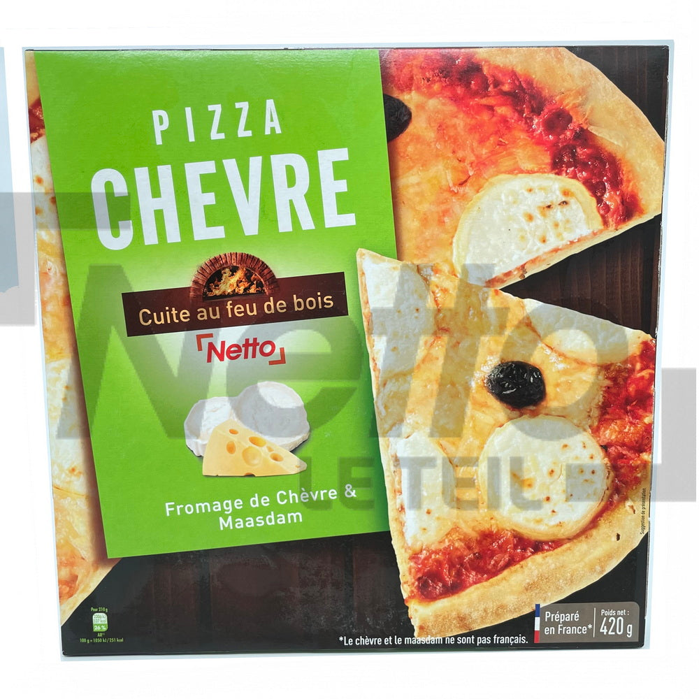 NETTO PIZZA BUCHE CHEVRE 420G