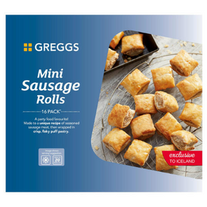 GREGGS MINI SAUSAGE ROLL 16X433G