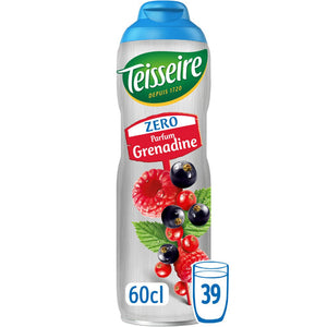 TEISSEIRE GRENADINE 0% SUGAR TEISSEIRE 60CL