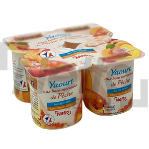 NETTO PEACH & ABRICOT  YOGURT 4X150GR