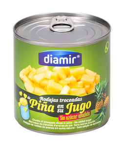 DIAMIR PINEAPPLE IN OWN JUICE PIECES 425GR