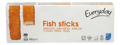 EVERYDAY FISHSTICKS BONELESS 15X30G