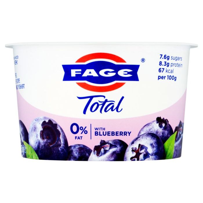 FAGE TOTAL   0% BLUEBERRY 150G