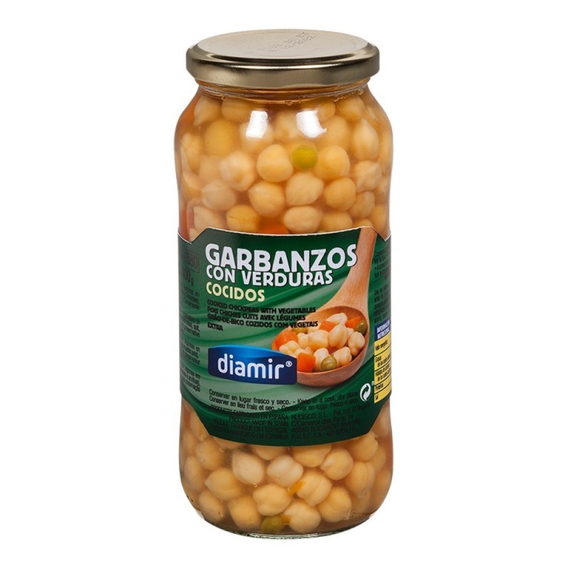 DIAMIR CHICK PEAS WITH VEGETABLES  580ML