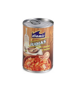 DIAMIR BEANS  WITH CHORIZO 500GR