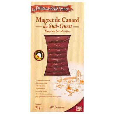 BF MAGRET SMOKE DUCK S/OUST SLICE 90GR