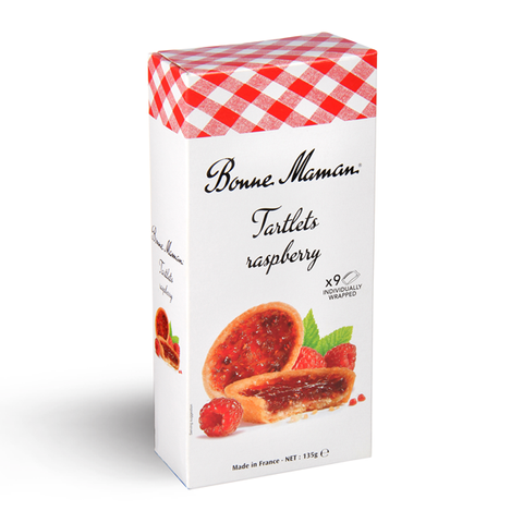 BM RASPBERRY TARTLETS 135GR