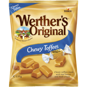 WERTHERS CHEWY TOFFEE BAG 135G