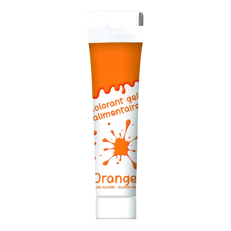 DECO FOOD COLOR GEL ORANGE 20GR