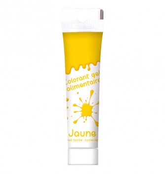 DECO FOOD COLOR GEL YELLOW 20GR