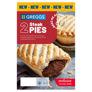 GREGGS  STEAK PIE 390G