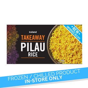 ICELAND TAKEWAY PILAU RICE 350G