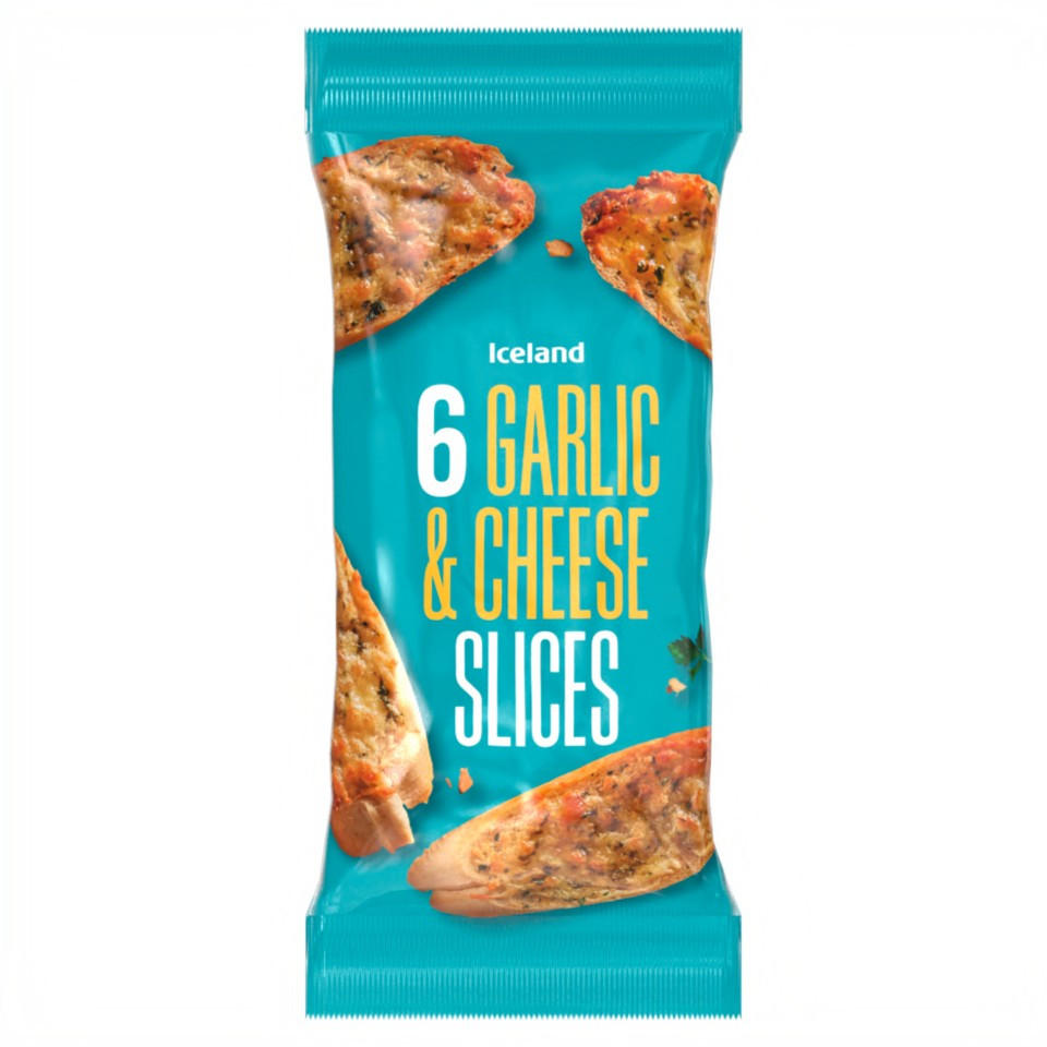 ICELAND  GARLIC & CHEESE SLICES 200G