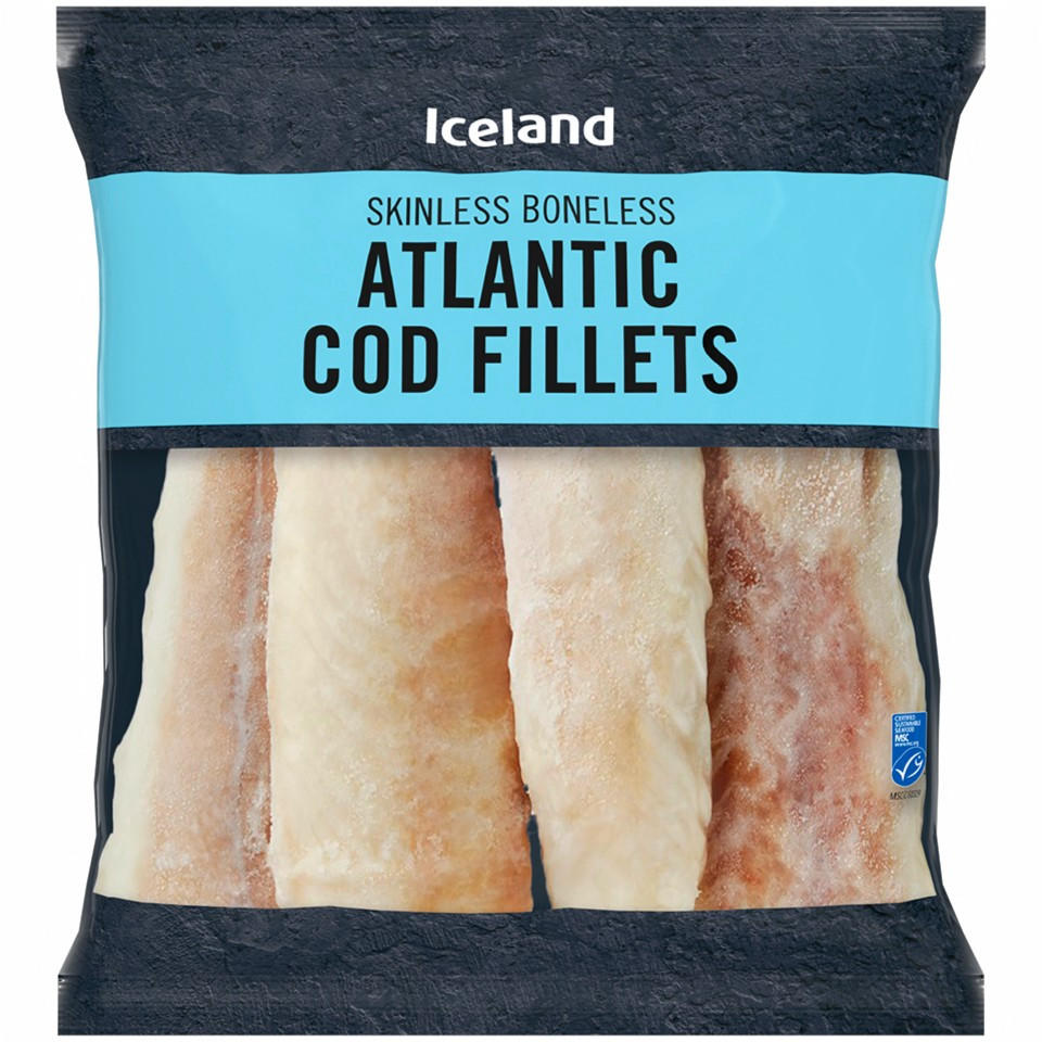 ICELAND ATLANTIC COD FILETS 320G