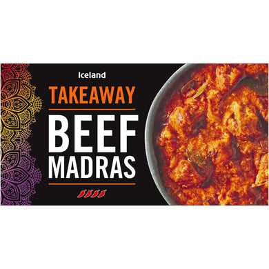 ICELAND TAKEWAY BEEF MADRAS 375G
