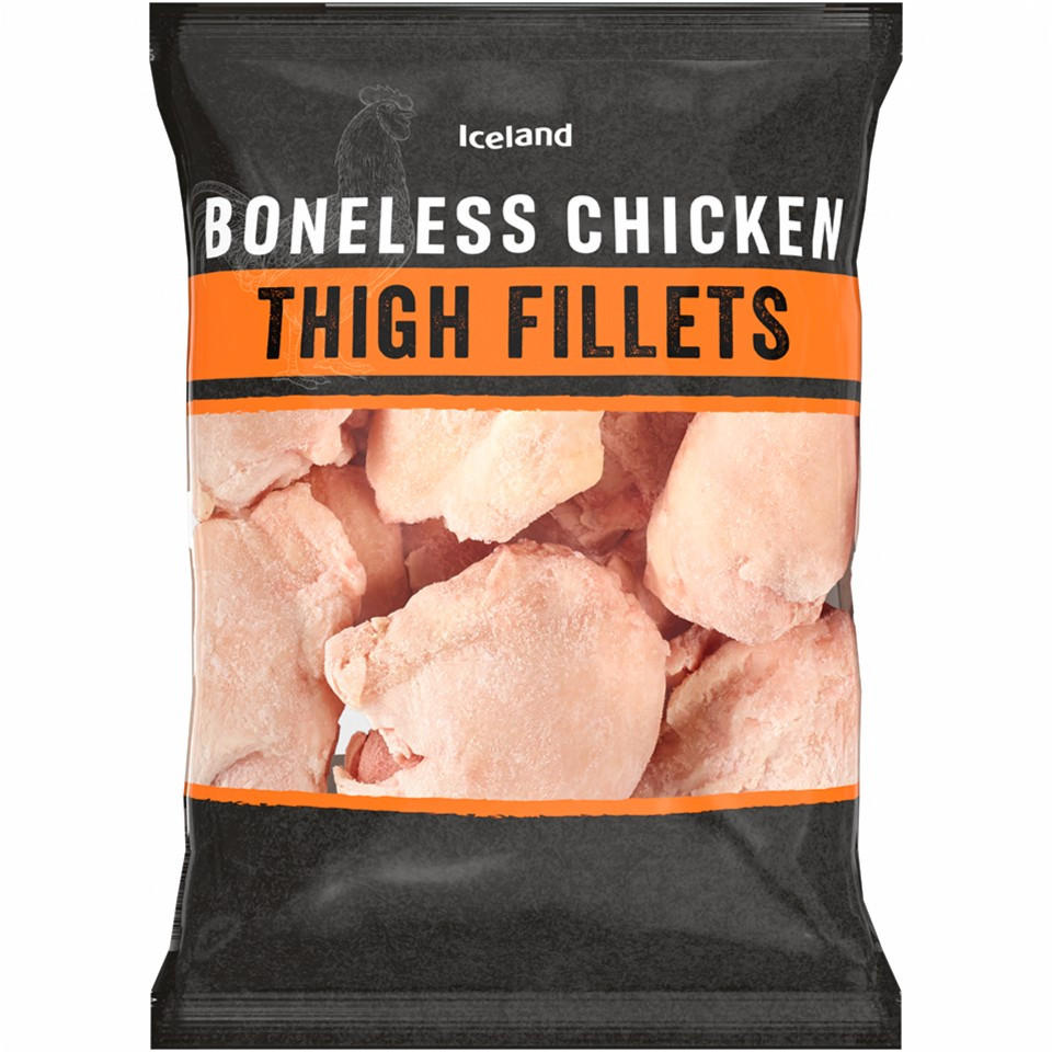 ICELAND B/LESS CHICKEN THIGH FILLETS 600G