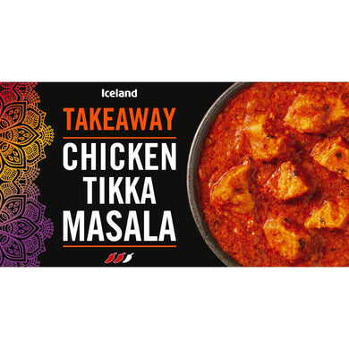 ICELAND TAKEAWAY  CHICKEN HOT TIKKA MASALA 375G