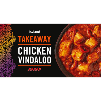 ICELAND TAKEWAY CHICKEN VINDALDO 375G