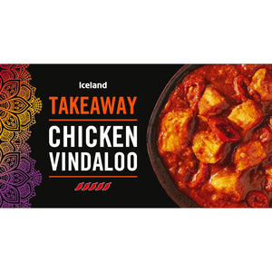 ICELAND TAKEWAY CHICKEN VINDALDO 375G