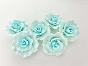 DECORELIEF CAKE 24 BLUE GUMPASTE FLOWERS