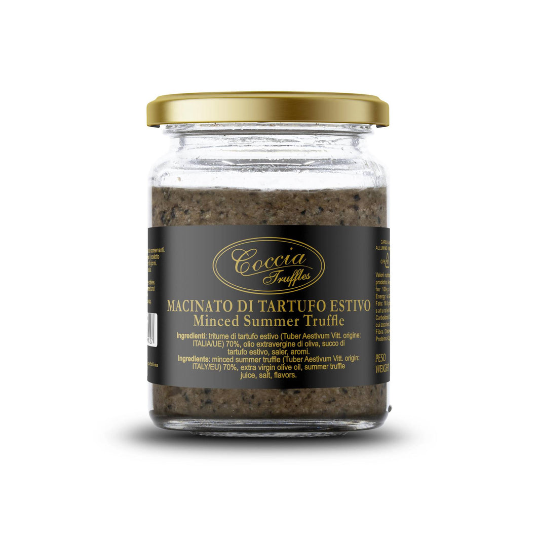 SUMMER TRUFFLE BLACK  MINCED 70% 80GR