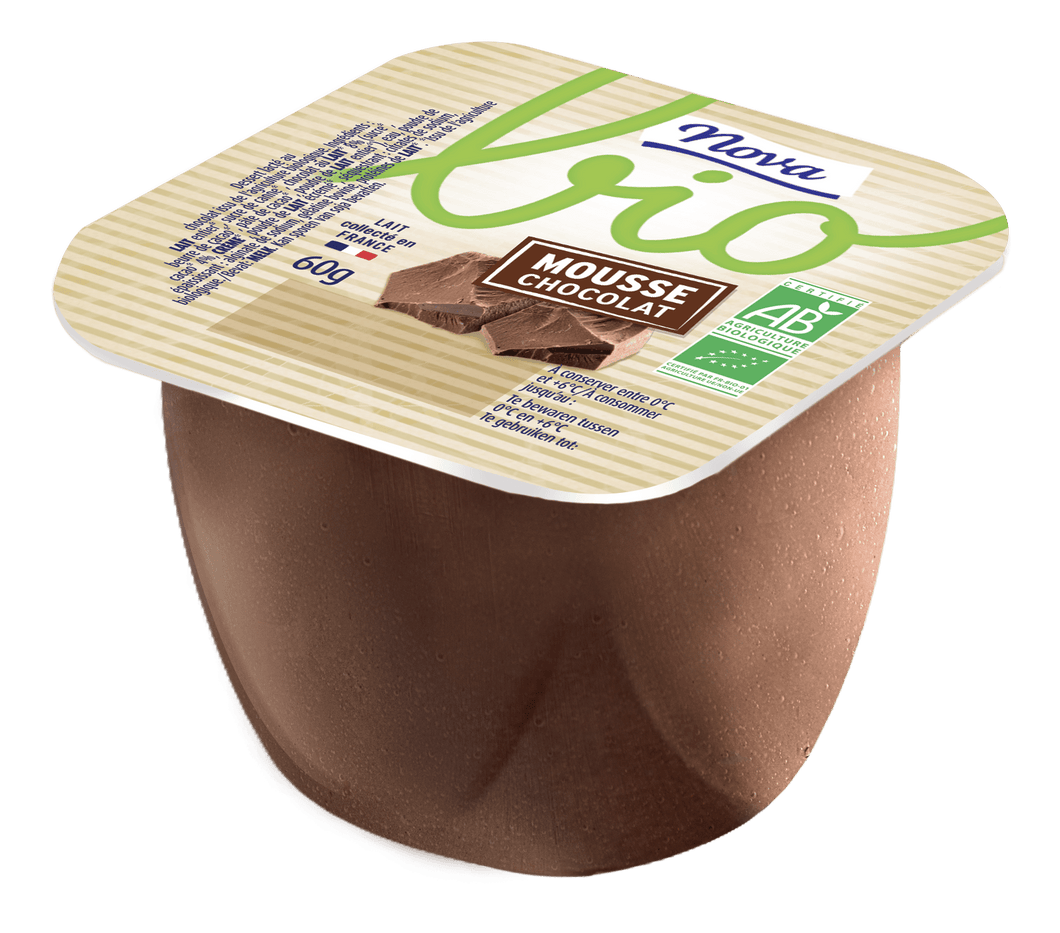 NOVA CHOCOLATE MILK MOUSSE 4X60G