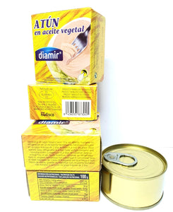 DIAMIR TUNA FISH FLAKES IN VEGETABLE OIL 1000GR