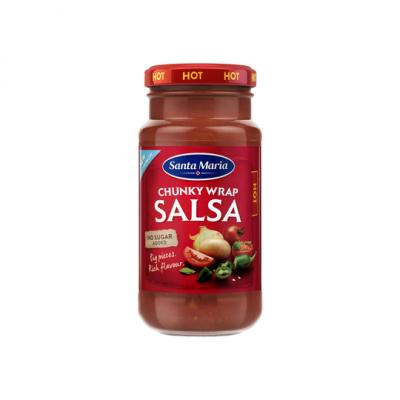 SANTA MARIA CHUNKY WRAP SALSA HOT 230G