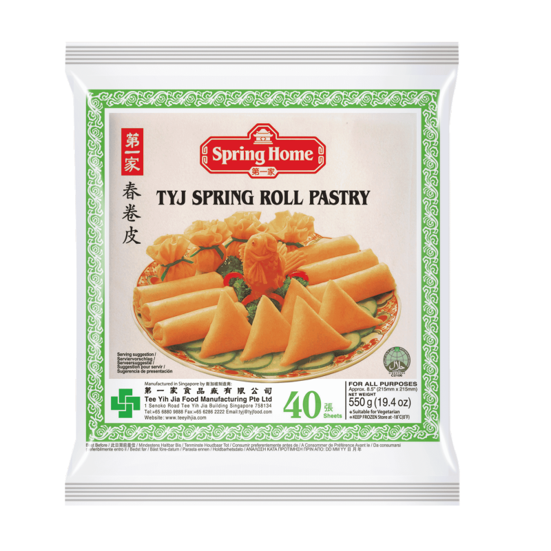 SPRING ROLL SHEET 215MM 40 SHEETS 550G