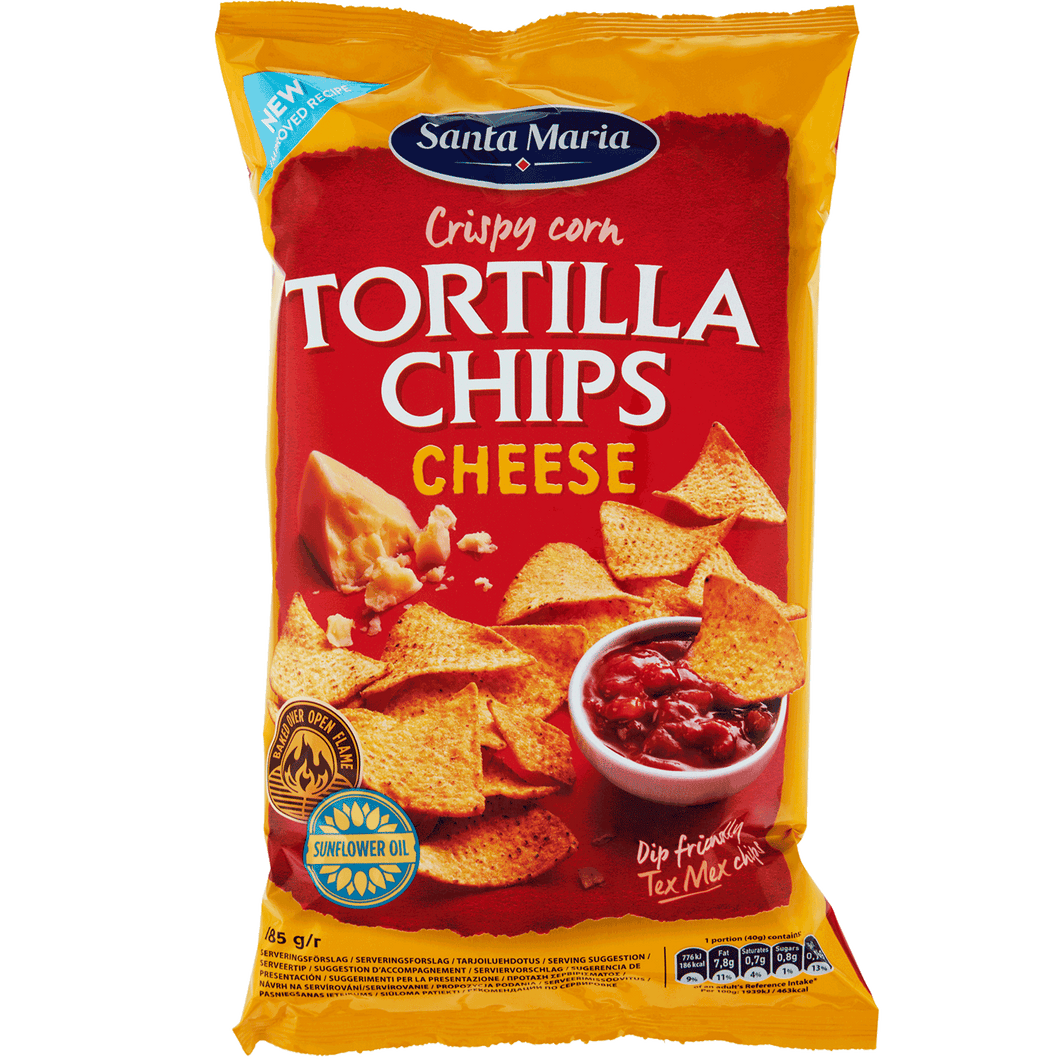 SANTA MARIA TORTILLA CHIPS CHEESE 475G