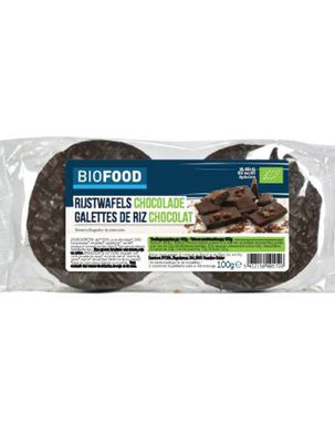 DH RICE CRACKERS WITH CHOCOLATE 100G