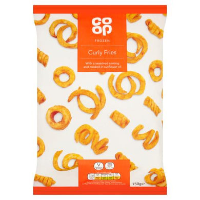 COOP CURLY FRIES 750G