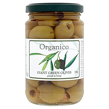 ORGANIC PITTED OLIVES WITH HERBS 37CL